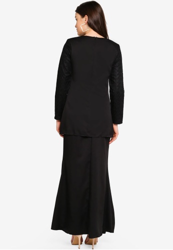 Buy Kurung Moden from peace collections in Black at Zalora