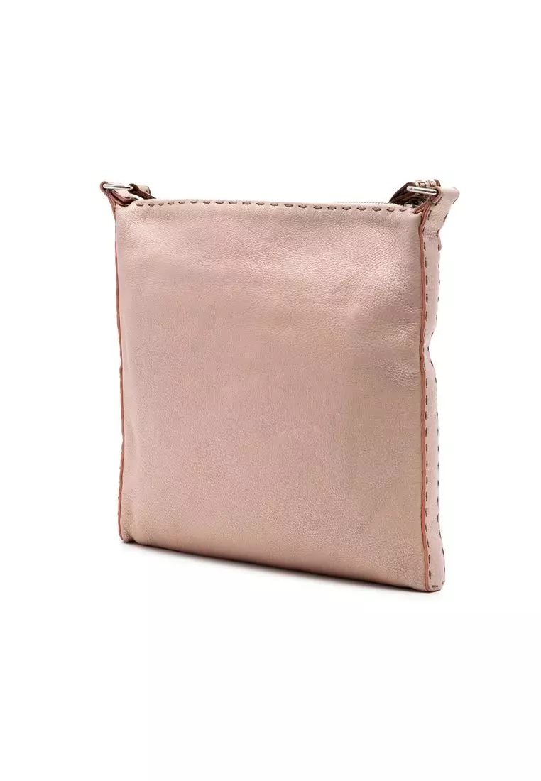 Pre-Loved Fendi Leather Selleria Crossbody