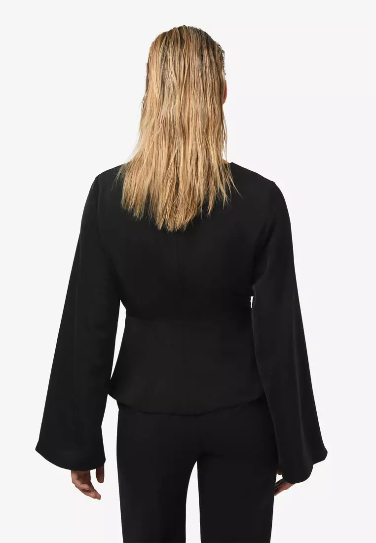 Melody Long Sleeve Draped Top