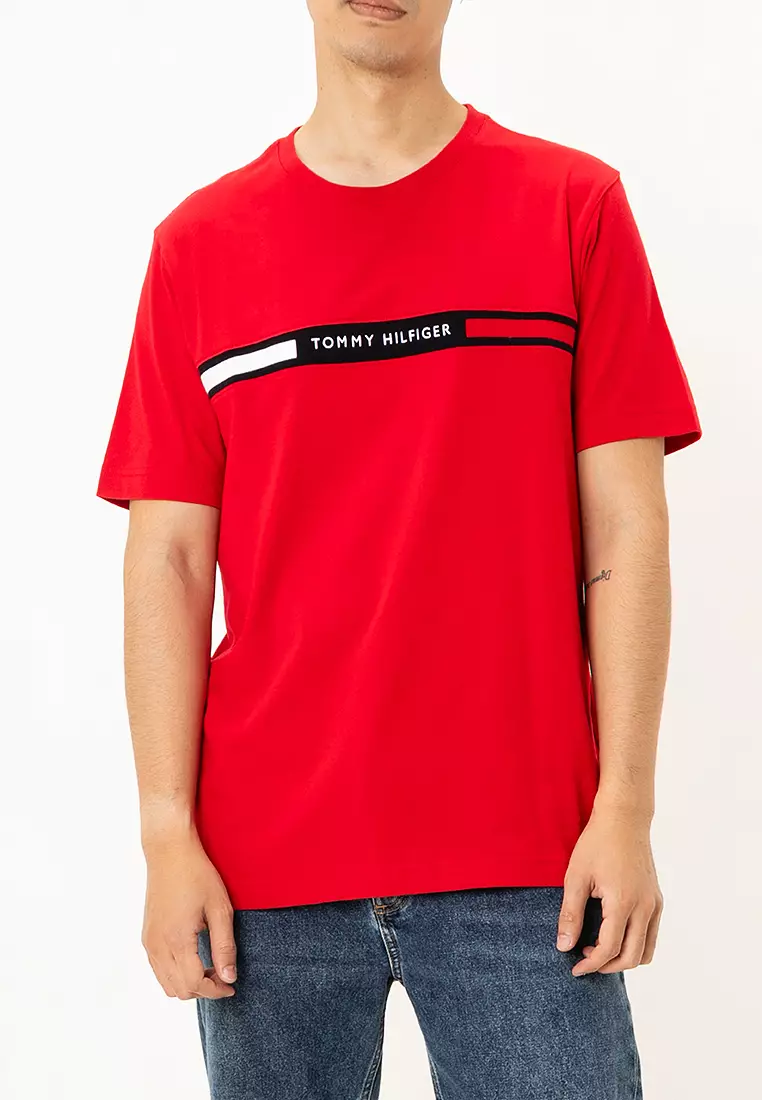 Tommy hilfiger t shirt crew neck store