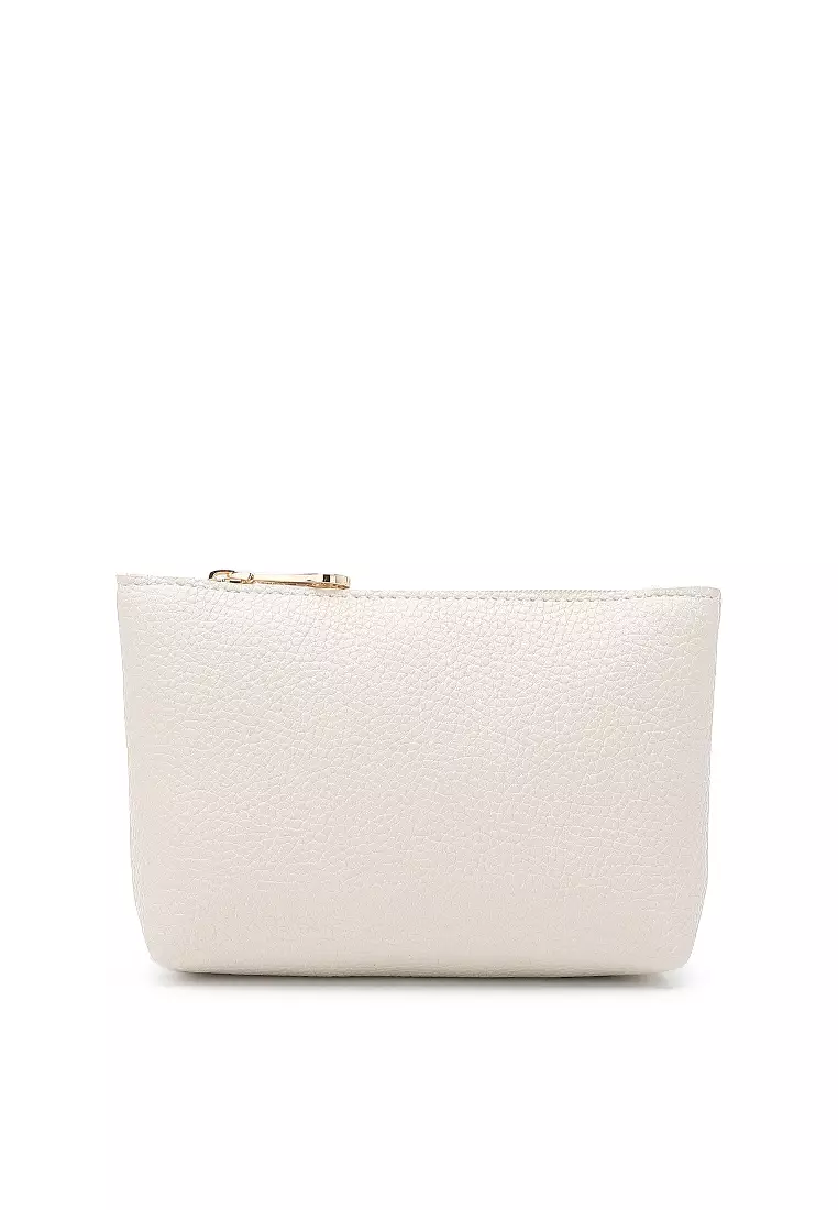 2-In-1 Sling Bag & Zipper Pouch (二合一斜孭袋 & 小袋) - 米黃色