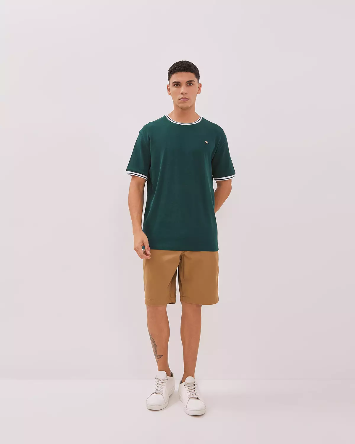 MEN'S GREEN SHORT SLEEVE T-SHIRT