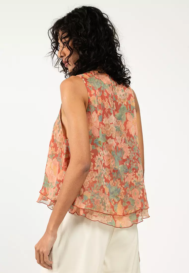 Floral Sleeveless Top