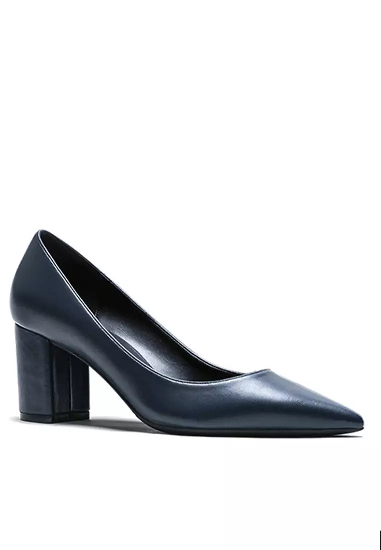 6CM Uniform Pointed High Heel Shoes HZL261