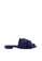 MINKA navy MAIA Navy Tweed Knotted Sandal CA4BBSHC5C056EGS_1