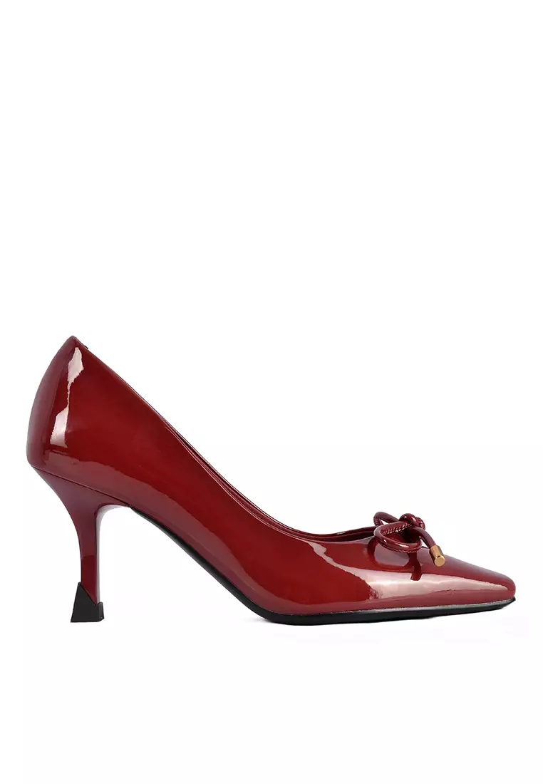 Discount on Twenty Eight Shoes  shoes - SKU: 7CM Square Toe Ribbon Pumps XJ1618-17