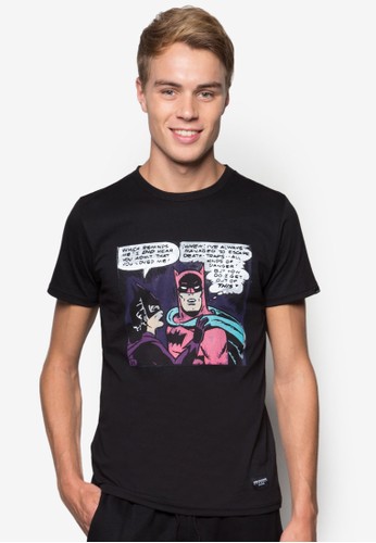蝙蝠俠漫畫T 恤esprit服飾, 服飾, T恤
