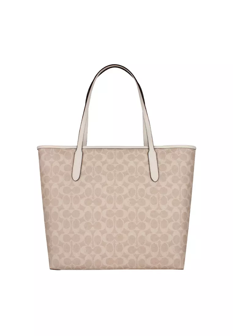 City Tote Bag In Signature Canvas CV976