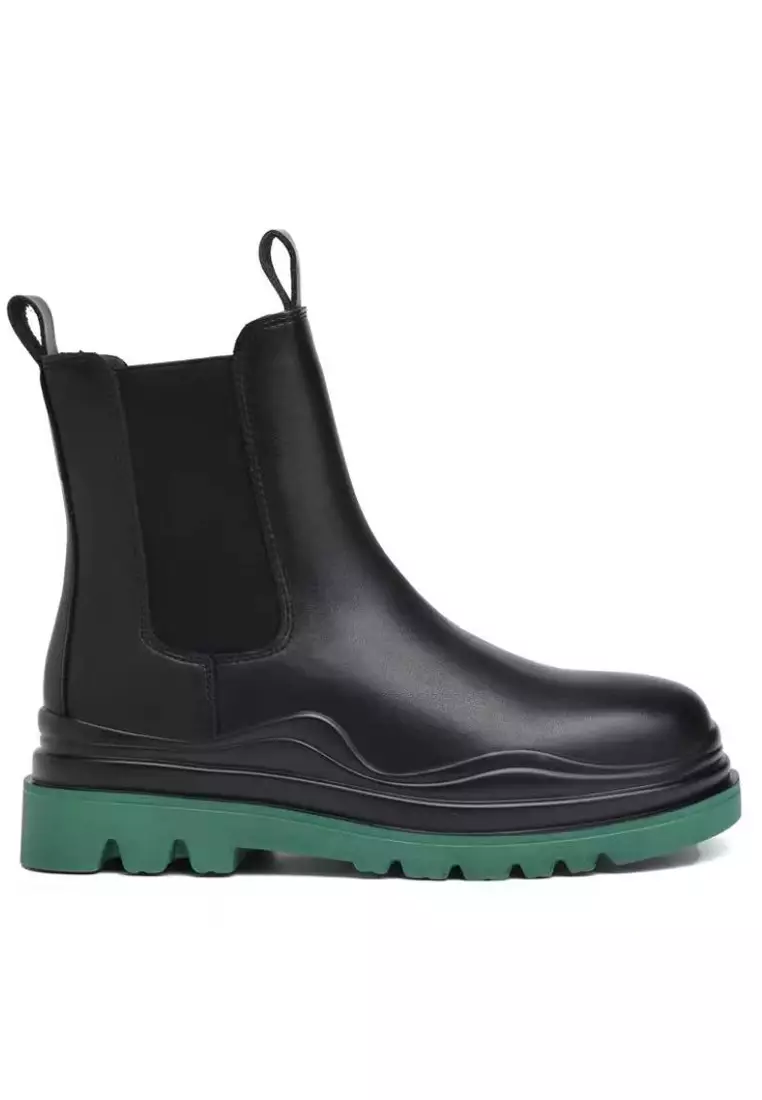 Discount on Twenty Eight Shoes  shoes - SKU: Leather Chelsea Boots HM2021888