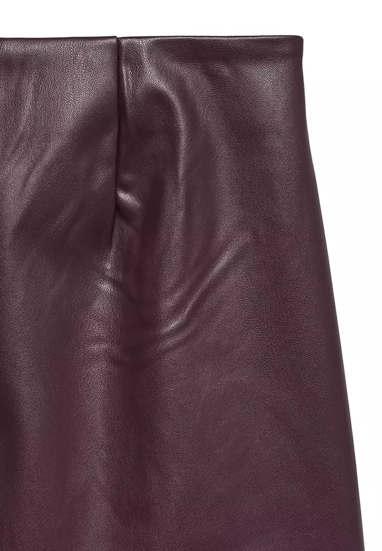 高腰半截迷你裙