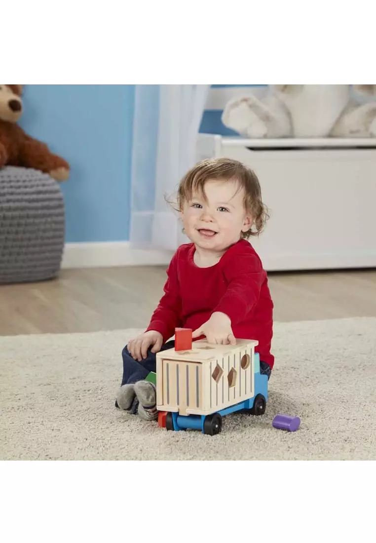 Melissa and doug shape sorting dump truck outlet