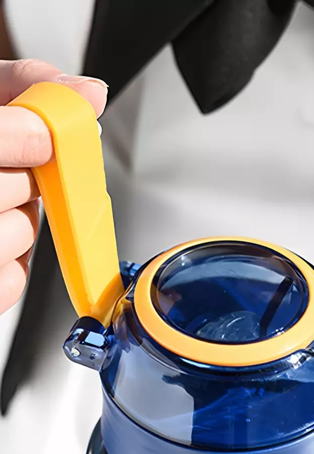 Wakakids Botol Minum Olahraga BPA Free Portable Cup Sport Water Bottle Power 3D Ukuran Jumbo 1100ml Venhs 253 Hijau