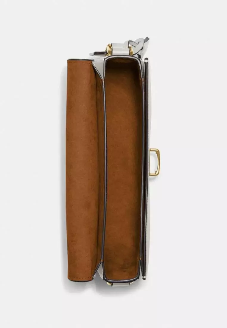 Jual Coach Coach Studio Shoulder Bag Chalk Original 2024 ZALORA