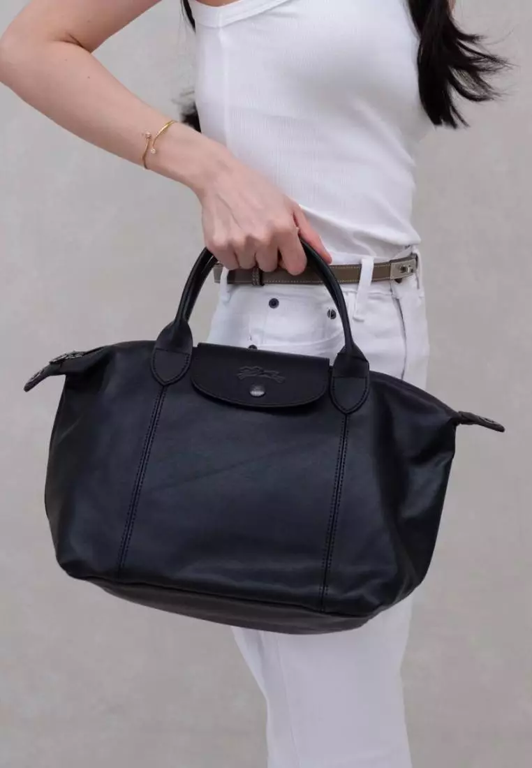 Le Pliage Cuir Small Black