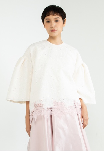 ARARED white and pink Lea Top 89746AAD8890C2GS_1