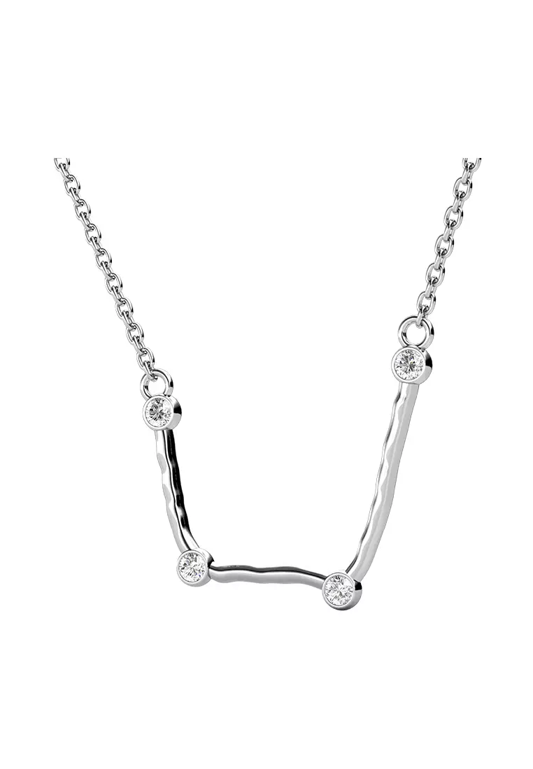 Aquarius Constellation Pendant - Kalung Crystal Swarovski by Her Jewellery