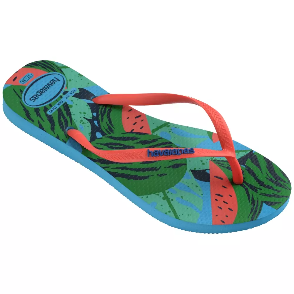 [ONLINE EXCLUSIVE] Havaianas 0212 Slim Summer Fruits - Turquoise - Sandal Wanita