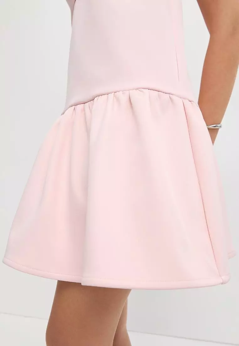 Bow Detail Mini Dress