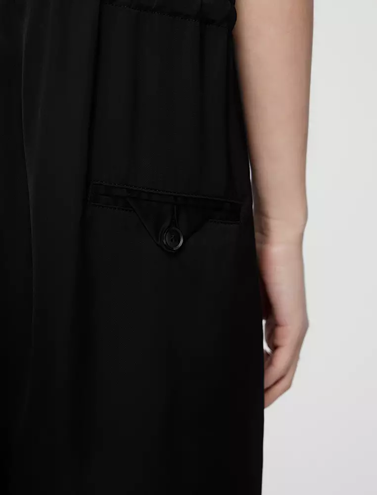 V-Neck Short Sleeve Jumpsuit