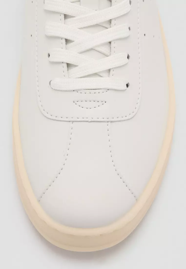 Leather Panel Sneakers