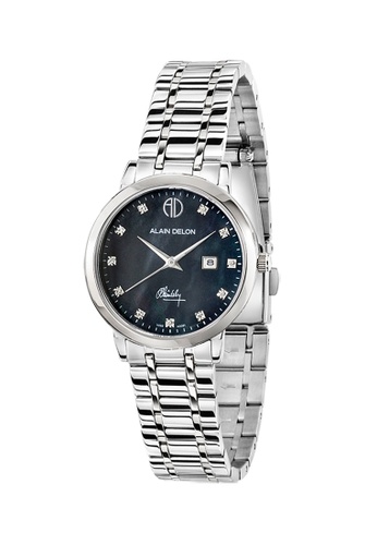 Buy Alain Delon Alain Delon Women Ad361 2337 Silver Stainless Steel Watch Online Zalora Malaysia