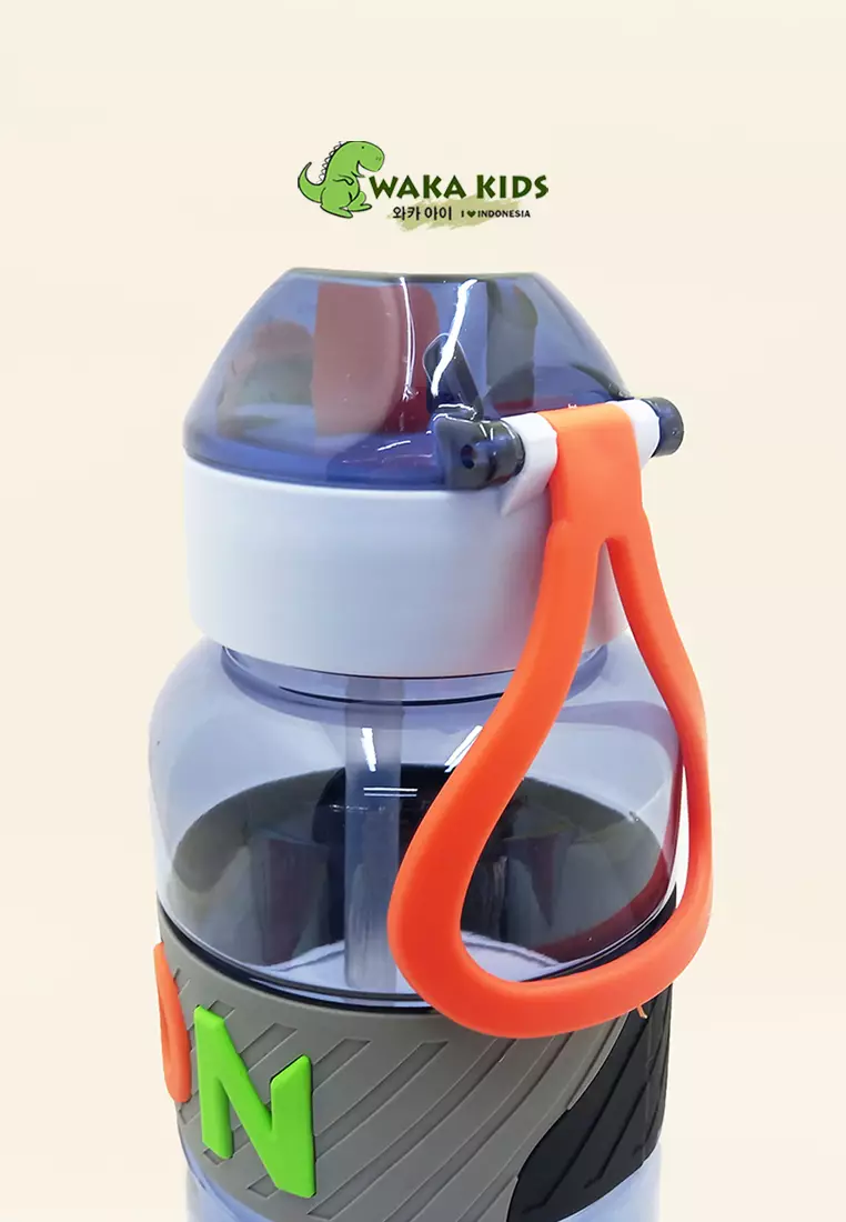 Wakakids Botol Minum Plastik Olahraga Portable Sport Cup Water Bottle Keep On 1 Liter K3208 Venjr Hijau