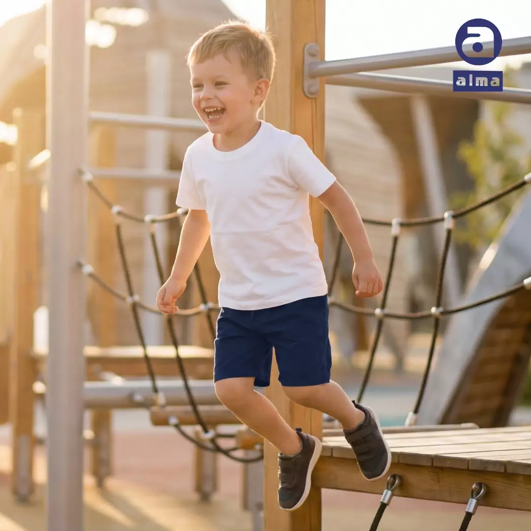 Alma Kids & Baby Shorts Celana pendek warna biru dongker/navy