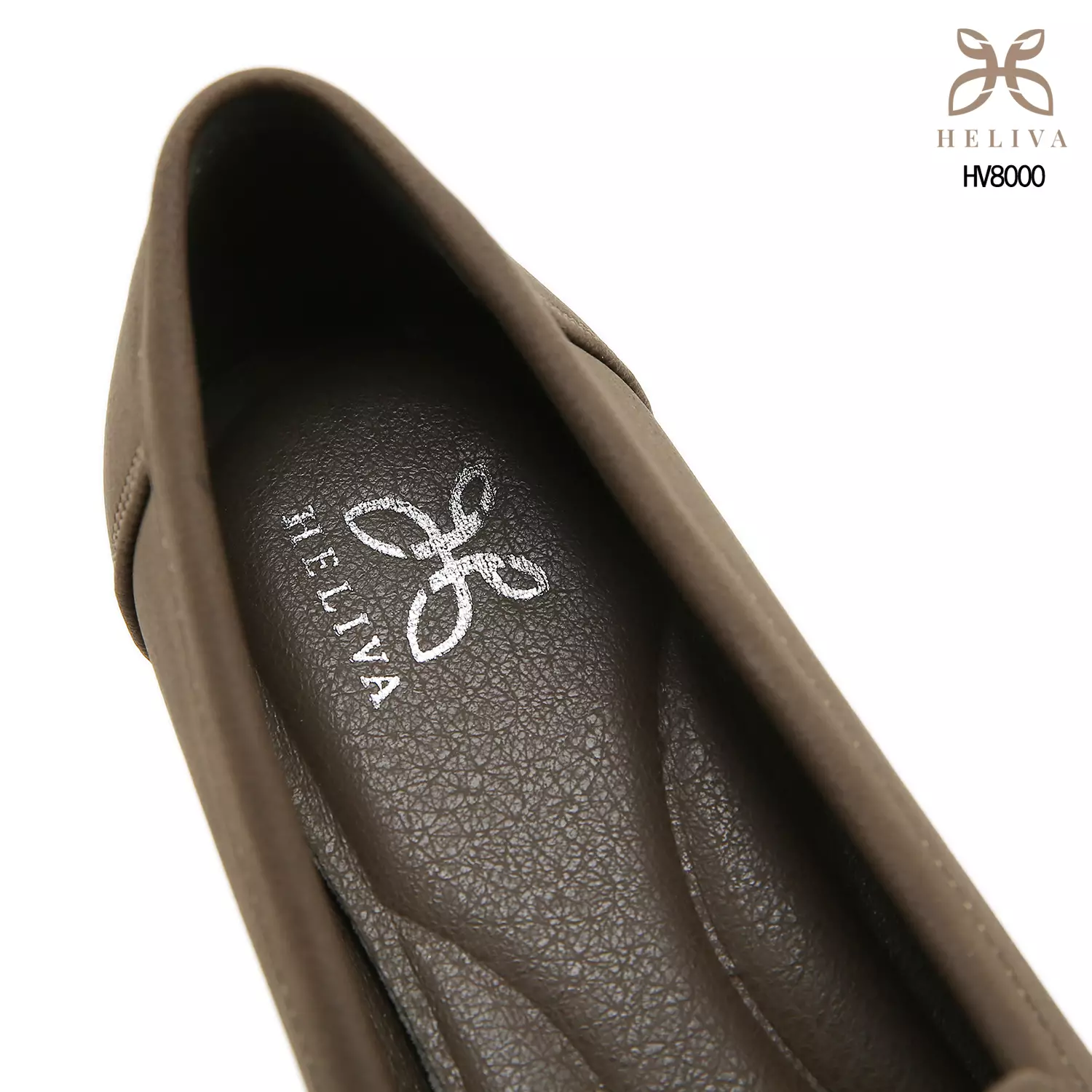 HELIVA HILARY Minimalist H-Accent Wedge Loafers for Women HV8000