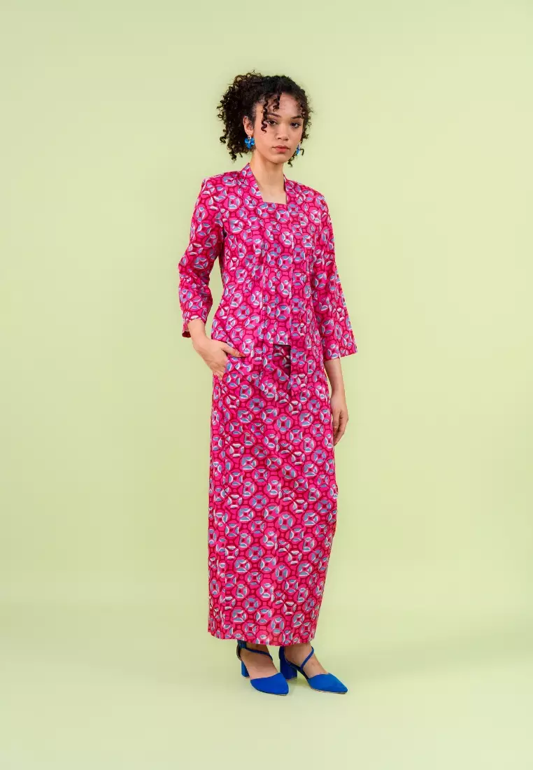 Bayu Somerset Agnes Kotabaru Kebaya - Blushia Pink