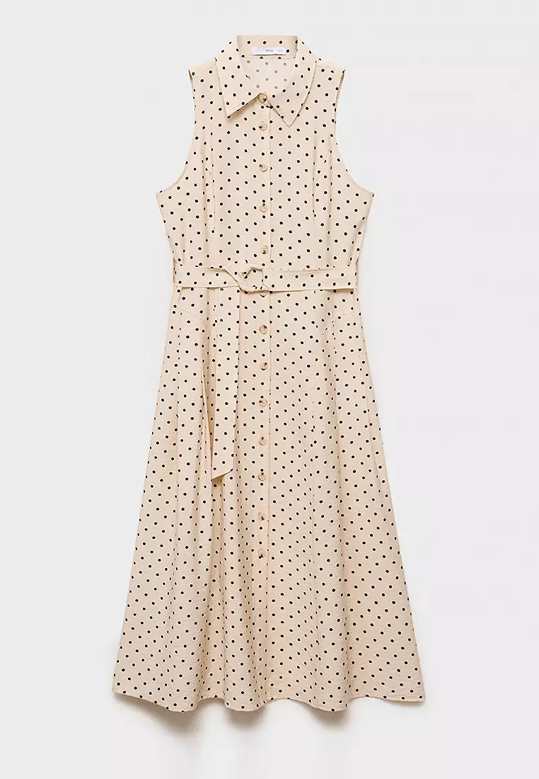 Polka Dot Shirt Dress