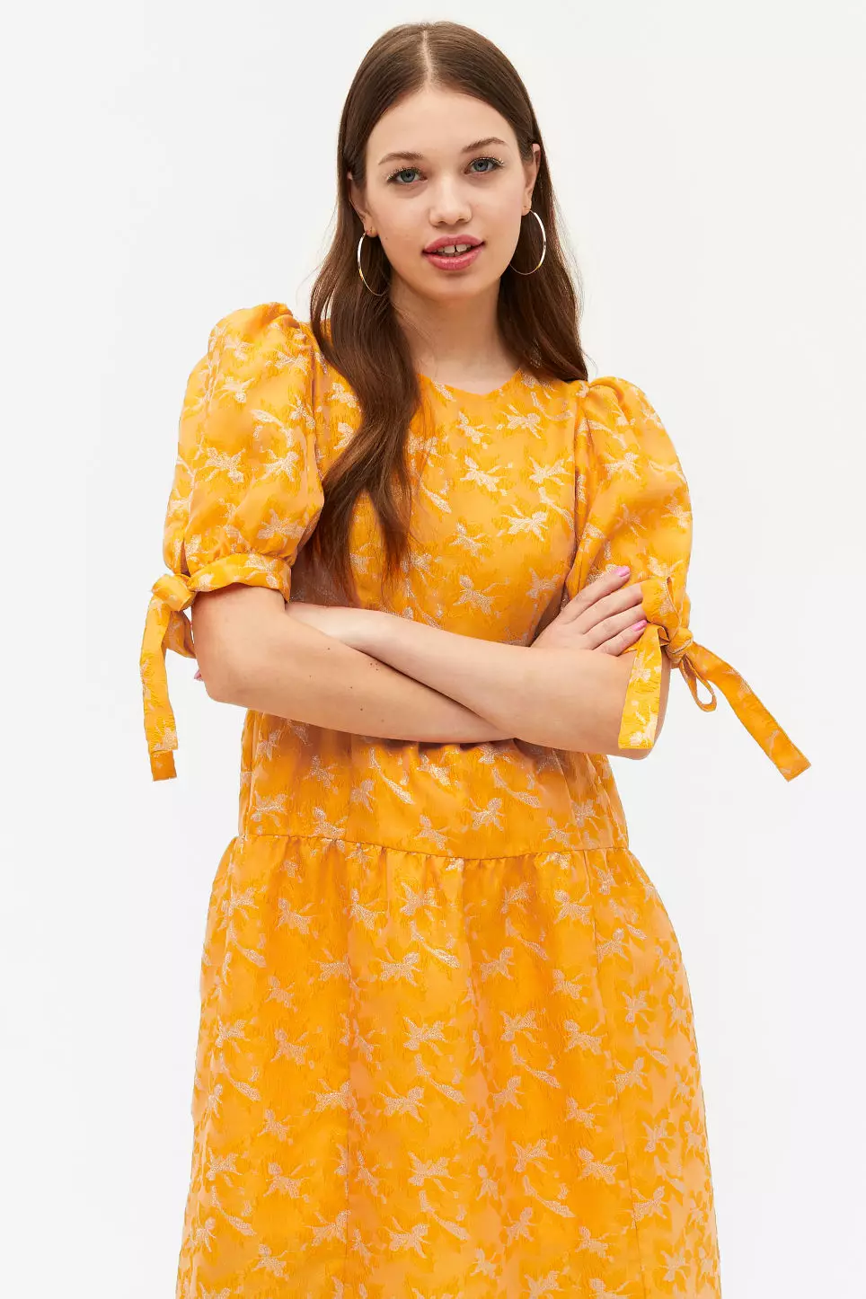 Monki yellow dress 2025