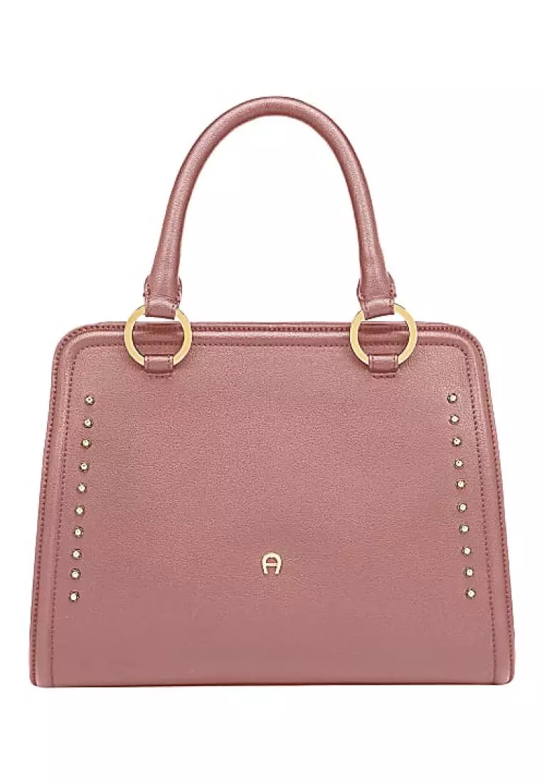 Jual Aigner Aigner Annie Handbag S Dark Mauve Original 2024