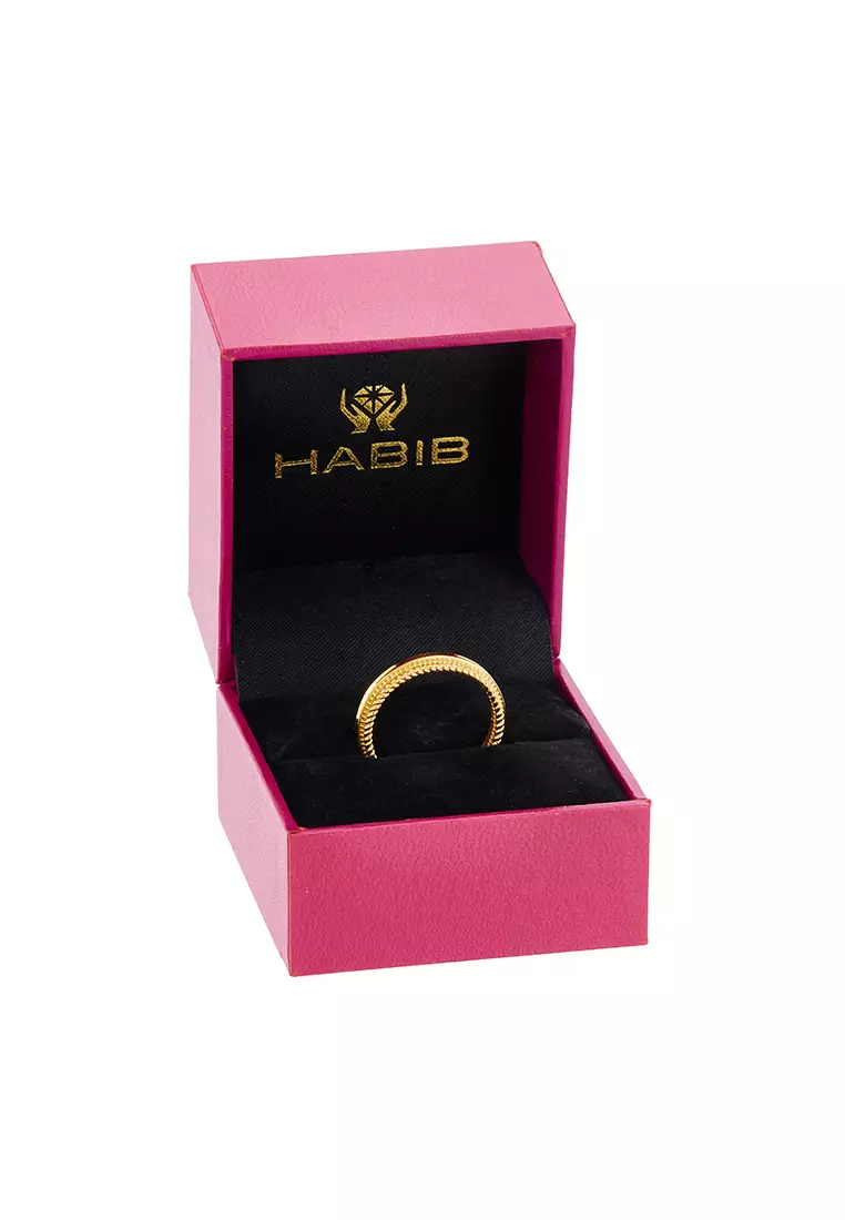 HABIB Oro Italia 916 Yellow Gold Ring GR62150426 (22K Gold)