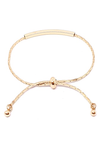 BELLE LIZ 金色 Simple Adjustable Gold Bracelet 56E40AC1C06D29GS_1