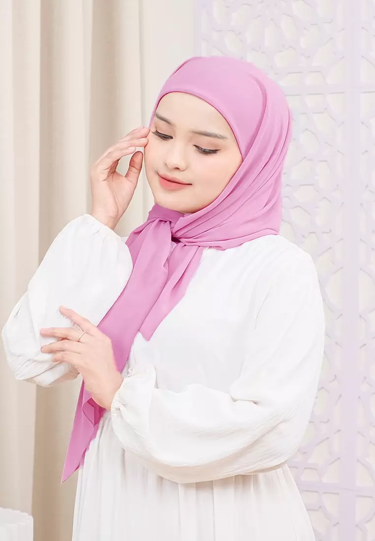 HIJAB INSTAN ALINE - PURPLISH PINK
