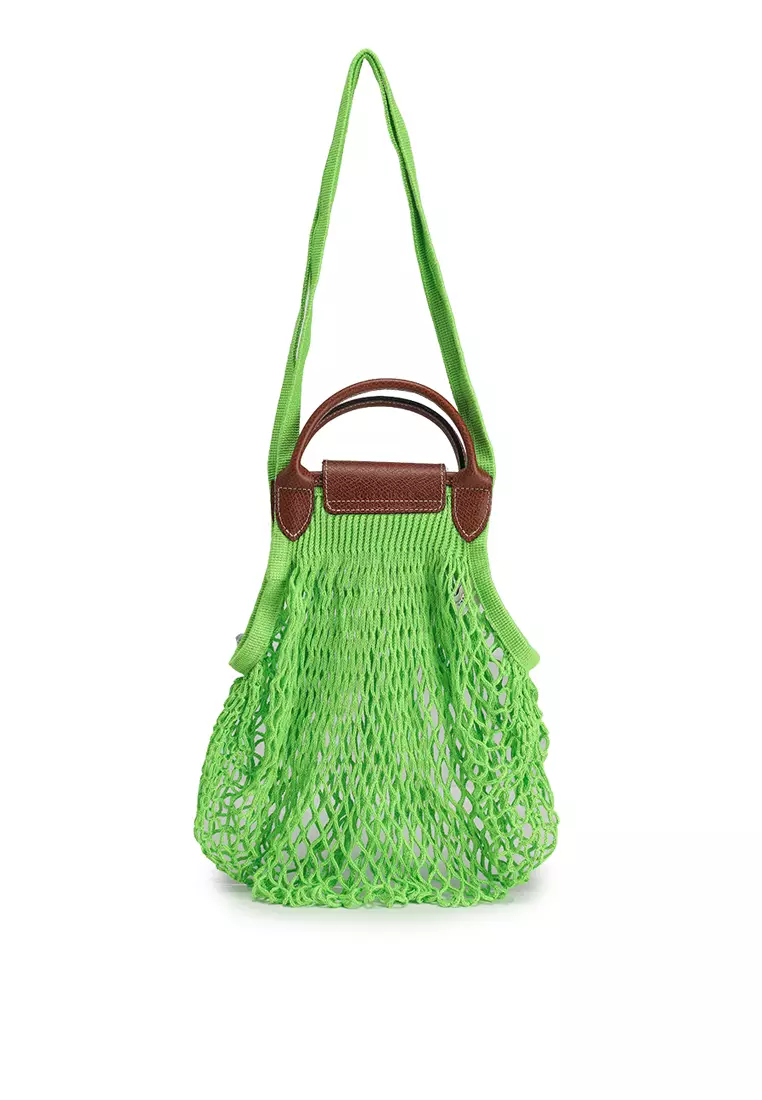 手元あり！残りわずか【国内発】LONGCHAMP FILET green Bag Buy LONGCHAMP Le Pliage Filet L Mesh Bag (tr) 2025 Online