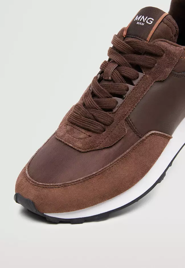 Buy MANGO Man Combined Leather Sneakers 2024 Online | ZALORA Philippines