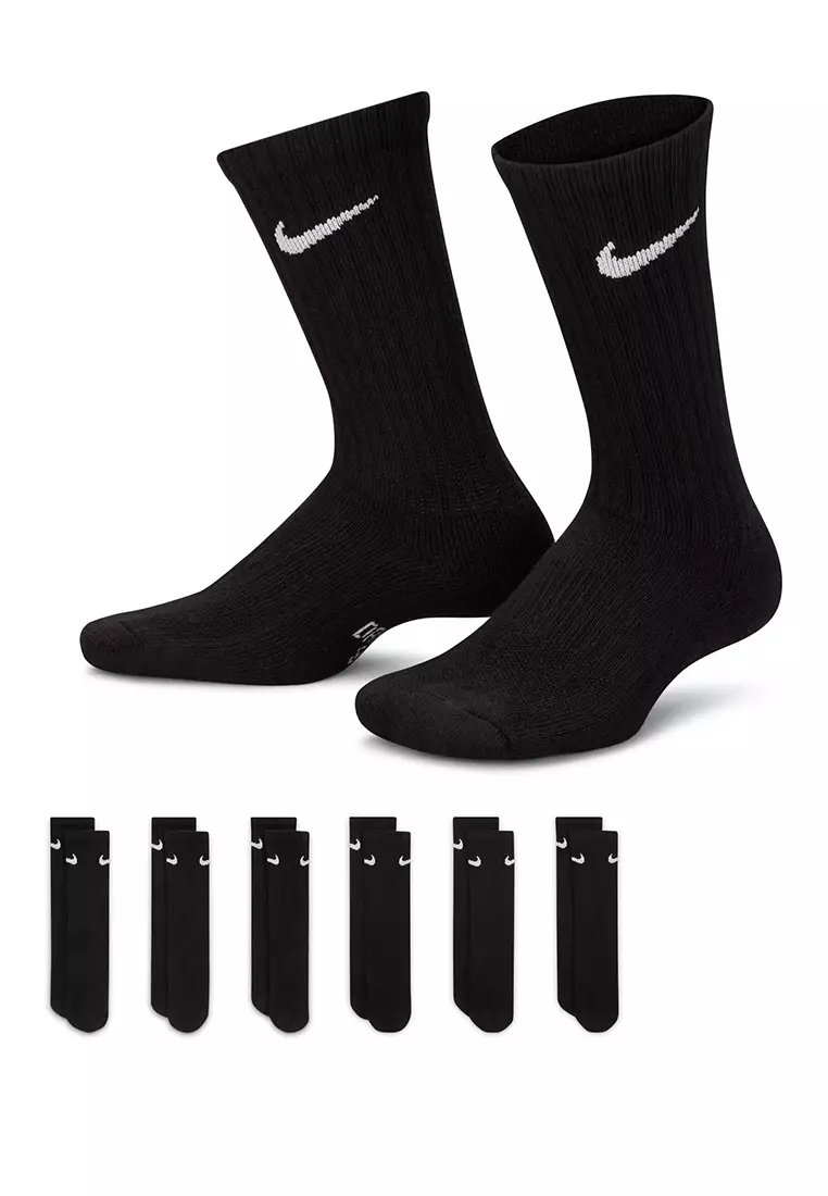 Everyday Cushioned Crew Socks (6 Pairs)