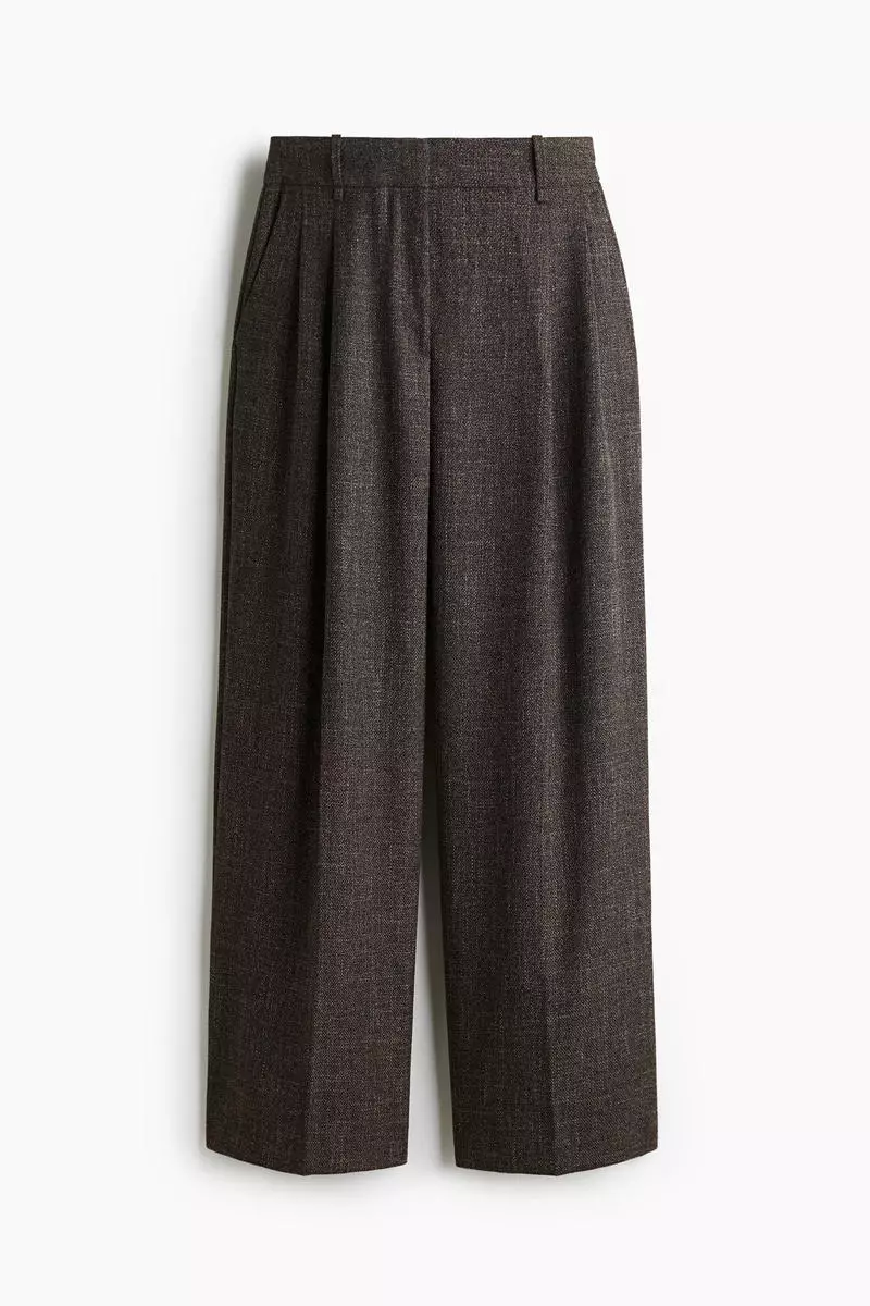 Wide tailored trousers