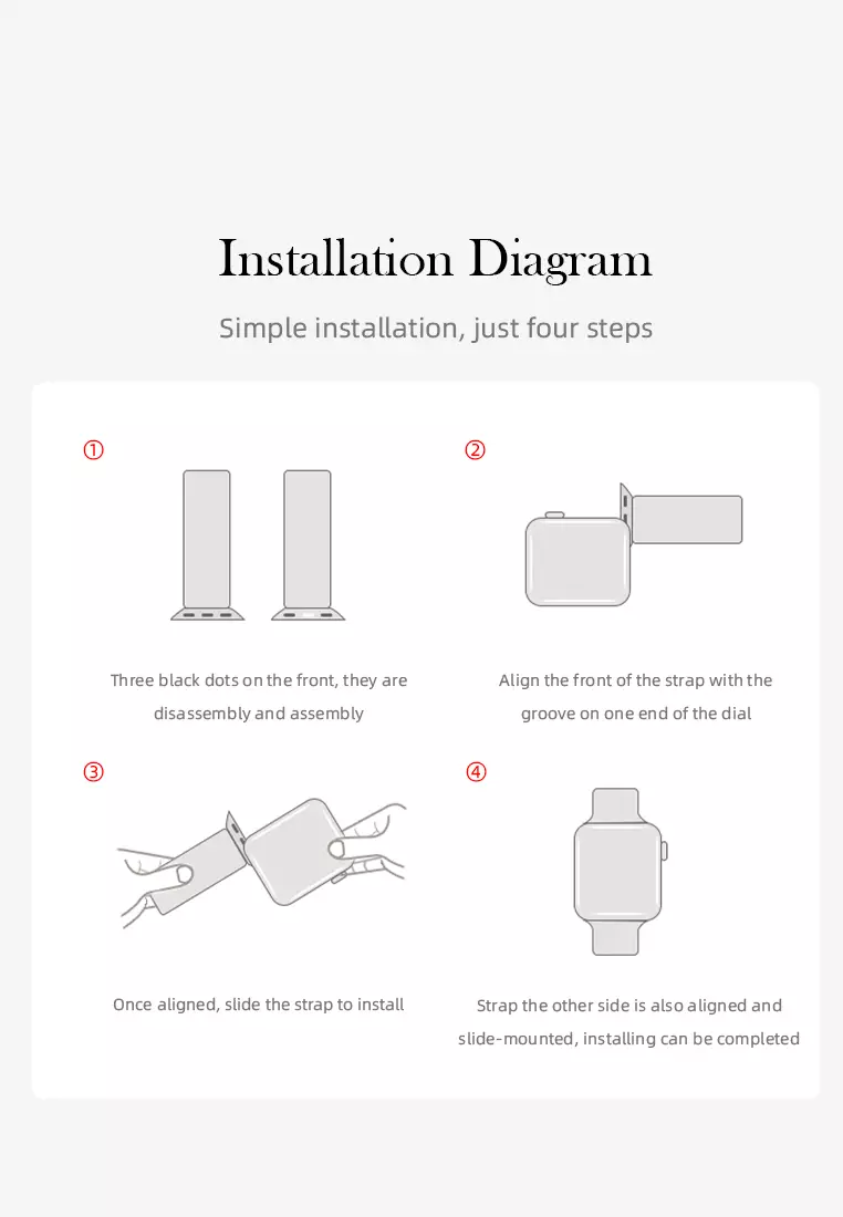 Tali Jam Kulit Apple Watch Strap Jam Tangan Genuine Leather Strap Wanita 42/44/45mm pink