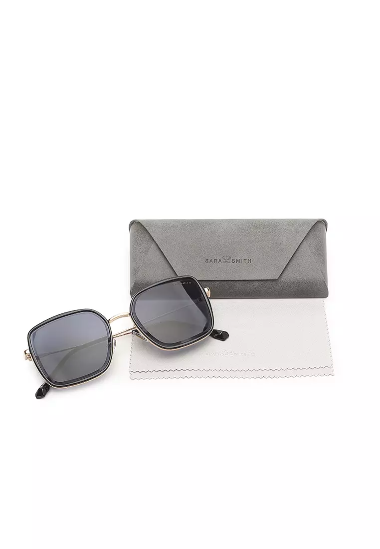 Unisex Fashion Sunglasses (太陽眼鏡) - 黑色 / 灰色