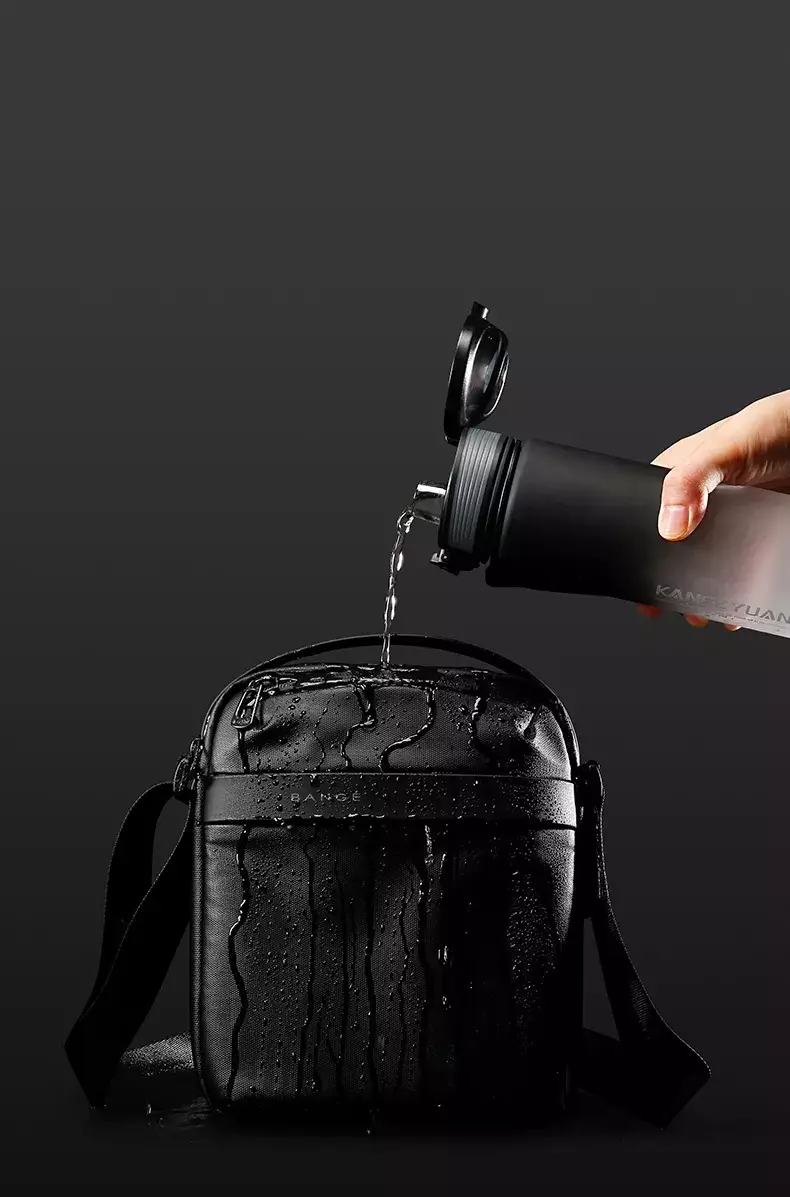 Bange BG2876 Tas Selempang Messenger Bag Sling Bag Shoulder Chest Bag Pria - Black