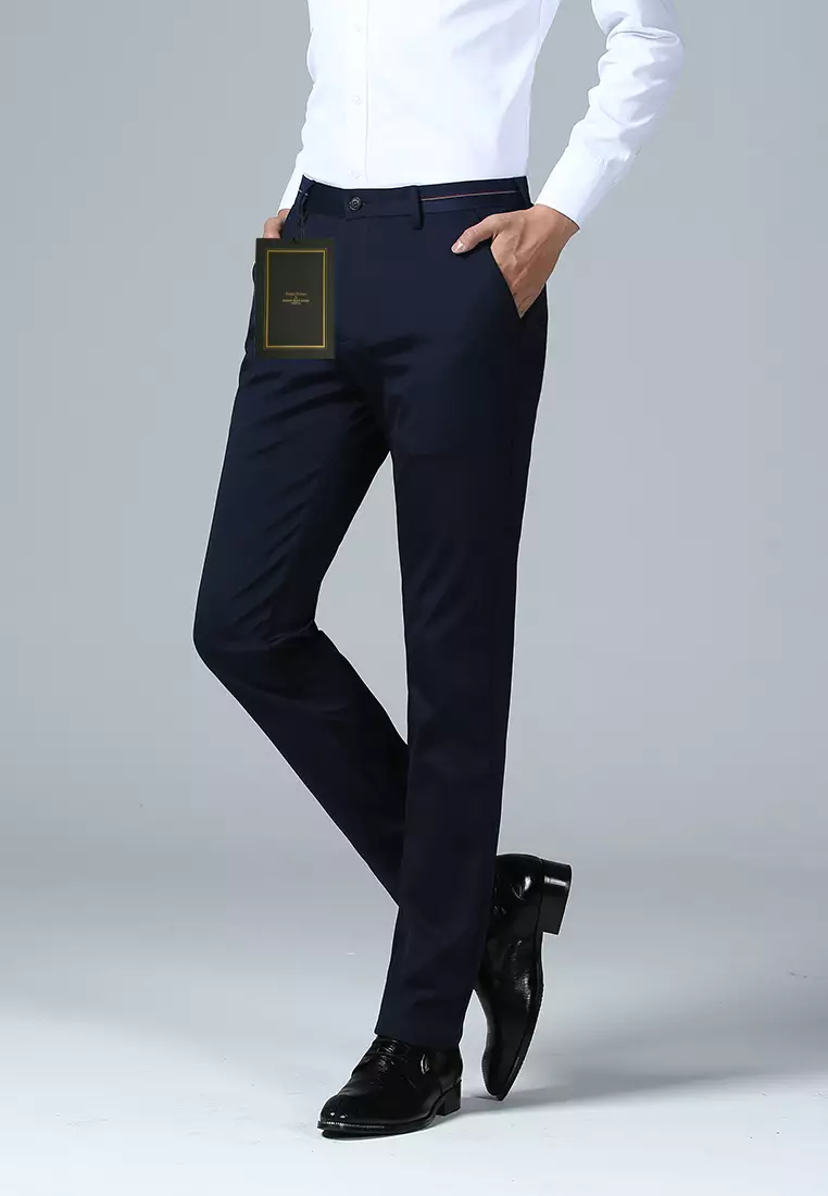Elastic Slim Fit Pants WL19-030H