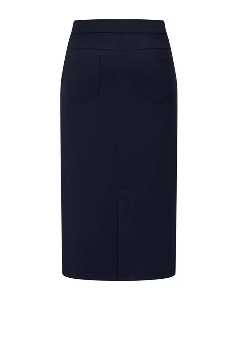 WOMEN'S K-SWISS LOGO MIDI SKIRT