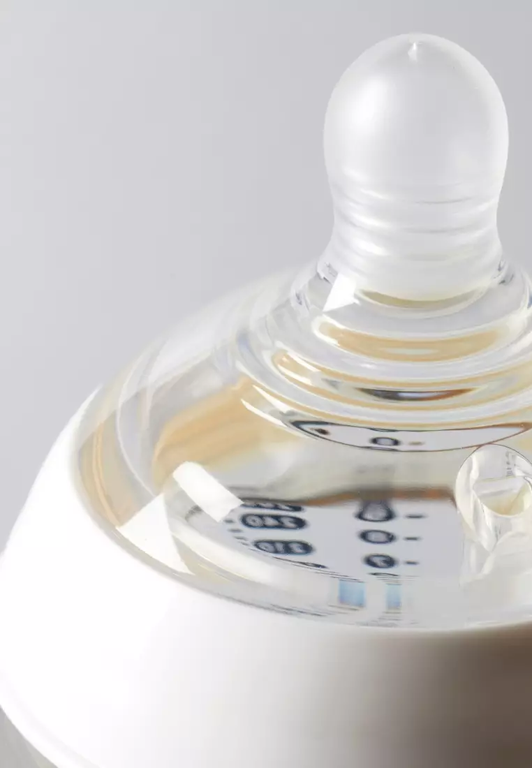 260ml Natural Start PPSU Feeding Bottle 3+ months, Medium Flow Breast-Like Teat