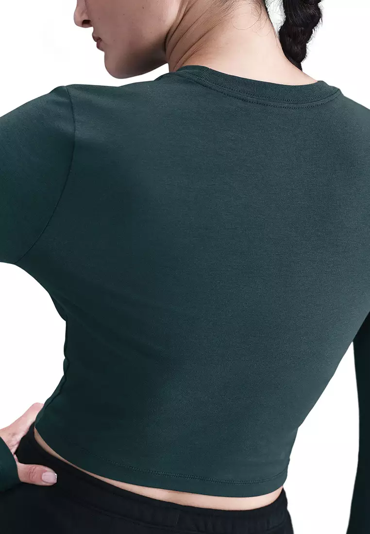 Sportswear Chill Knit Women's Slim Long-Sleeves Cropped Top