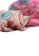 SHINE pink Floral Voile Scarves SH554AC05DEGSG_4
