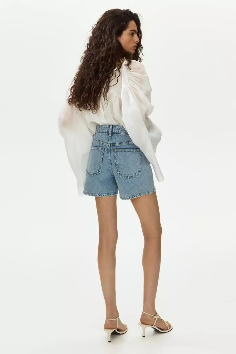 Denim shorts