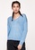 United Colors of Benetton blue V-neck Sweater 3F368AA96FB4A0GS_1