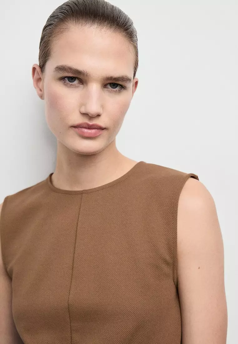 Fitted Top with Wide Straps